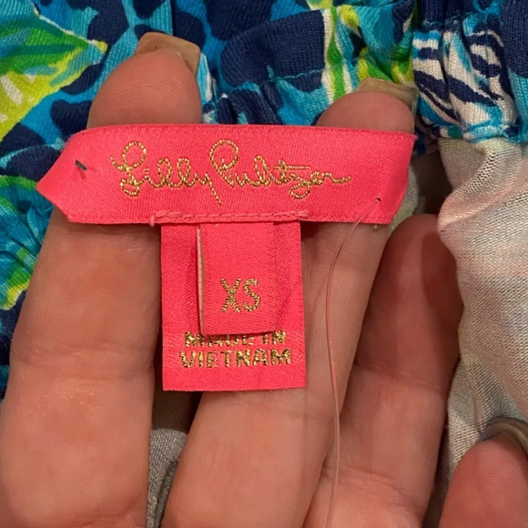 Lilly Pulitzer Camille Dress Formentera Turquoise Hot On the Spot 16799 - Picture 7 of 11